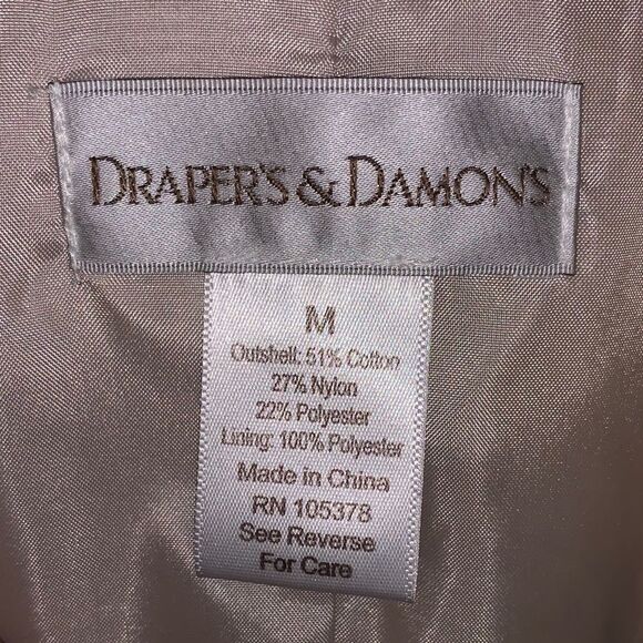 Draper’s and Damon’s gold evening jacket - Size Medium - Picture 4 of 4